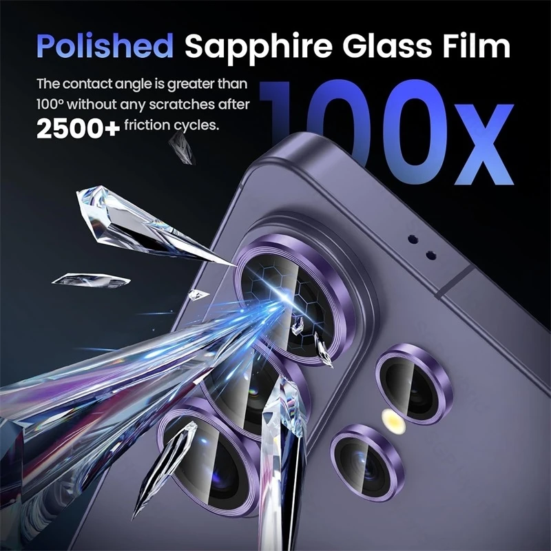 Premium Aluminum Alloy Ring Camera Glass Case - Enhanced Protection for Samsung Galaxy S26 Ultra 5G Lens