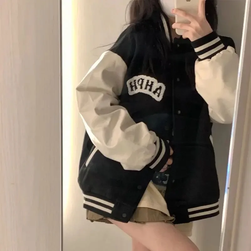 Fleece-lined W77 coat Black