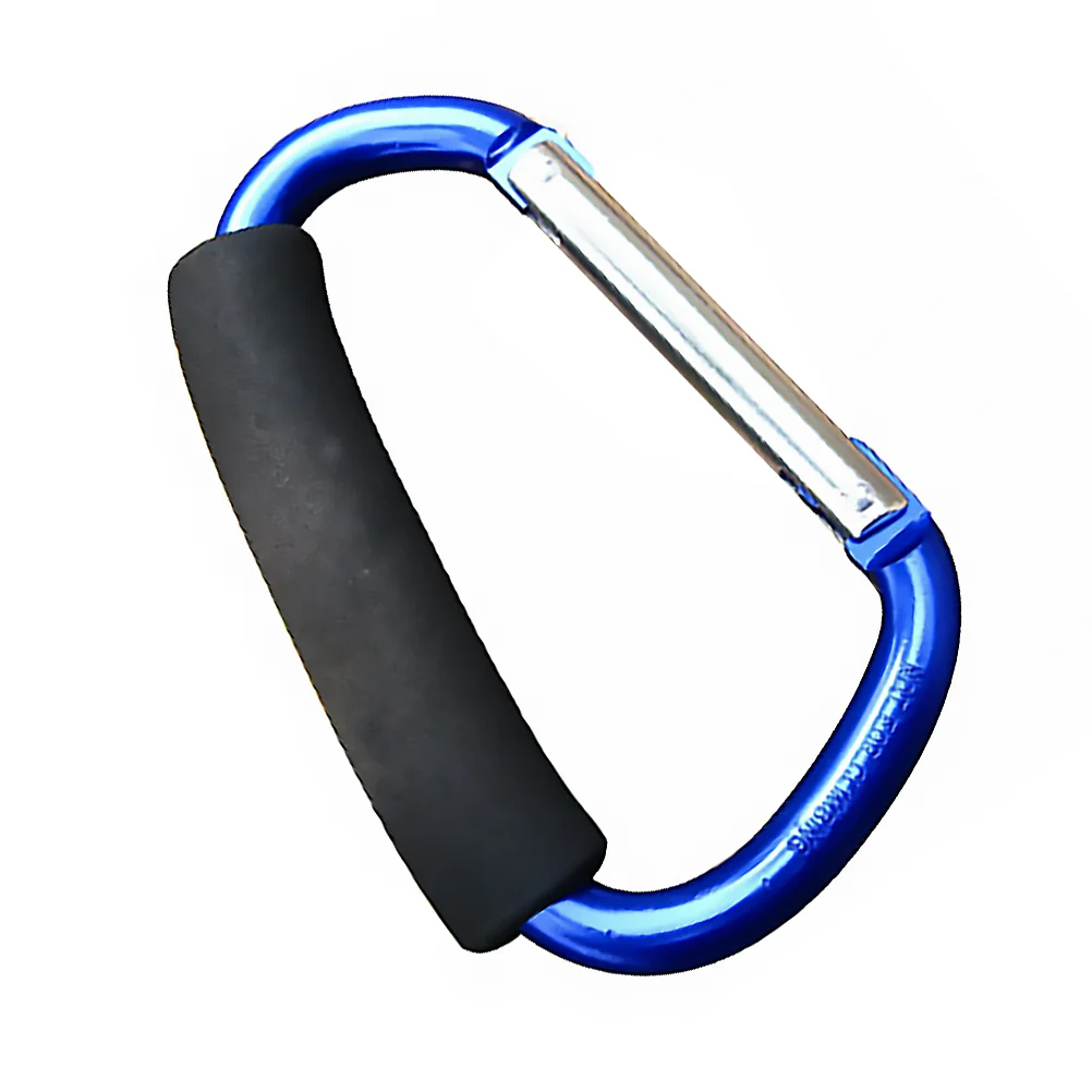 

1Pc Carabiner Clip Aluminium Alloy D-Ring Spring Keychain Hook (Random Color)