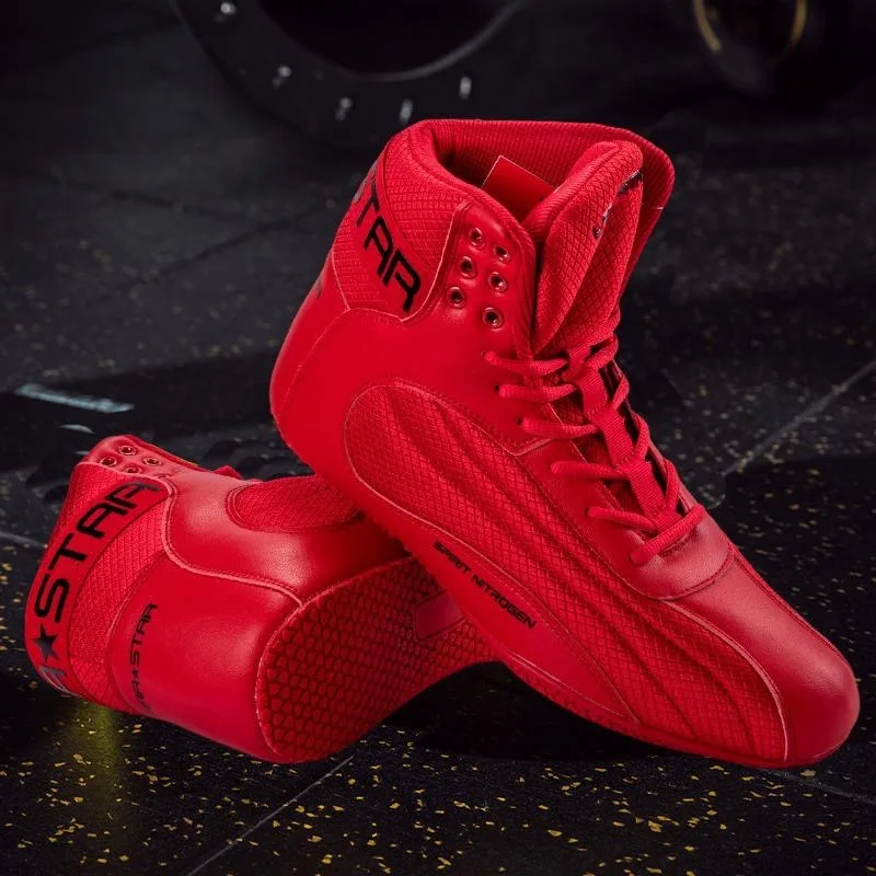Description Picture 5 of itemProfessional Wrestling Boots Men Women Luxury Brand Boxing Shoes Unisex Light Weight Sports Shoes Couples Brand Wrestling Shoe
