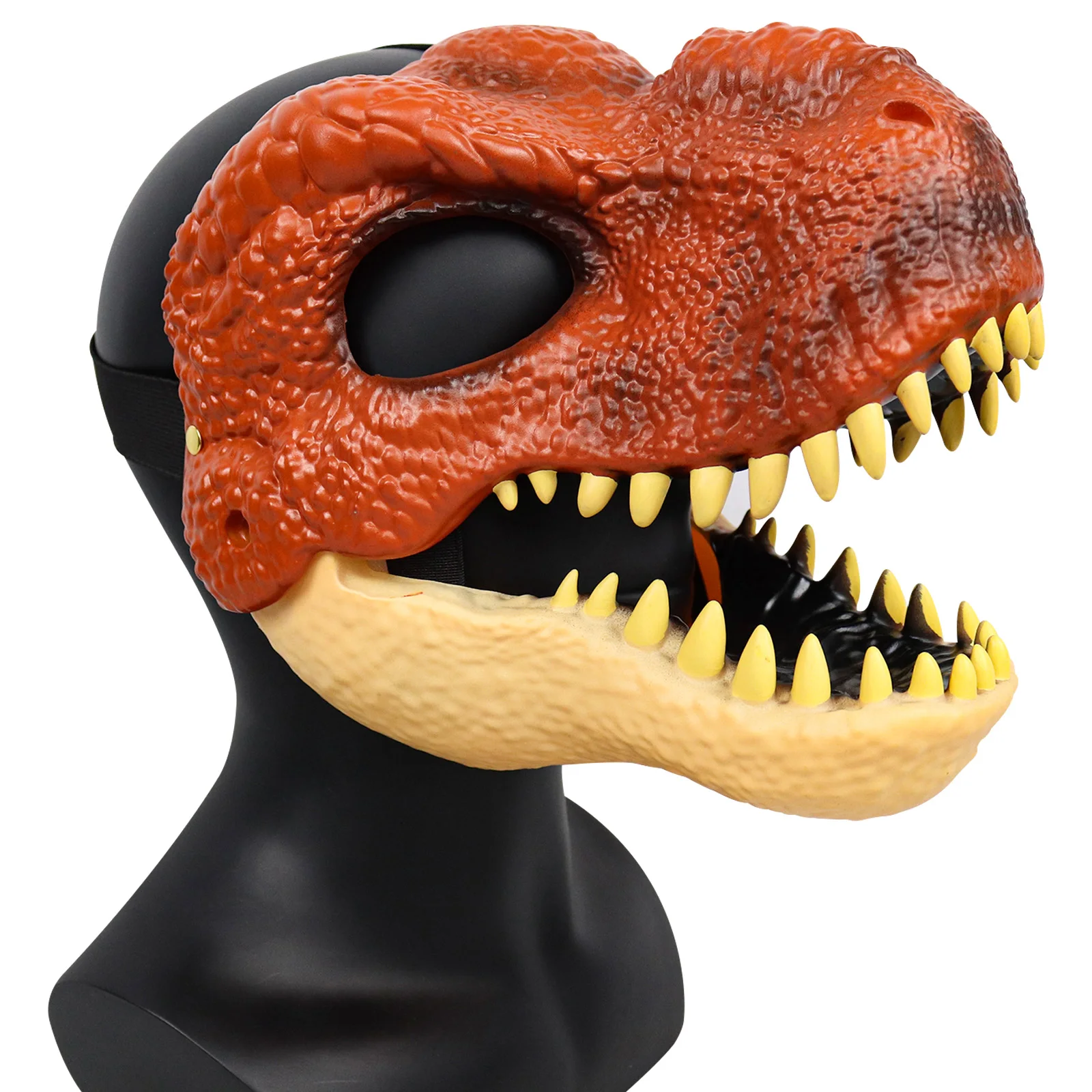 3D dinosauři maska jako živý raptor dino pohyblivé čelist dinosauři maska vysoký kvalita pvc bh headwear halloween děti hračka karneval dar