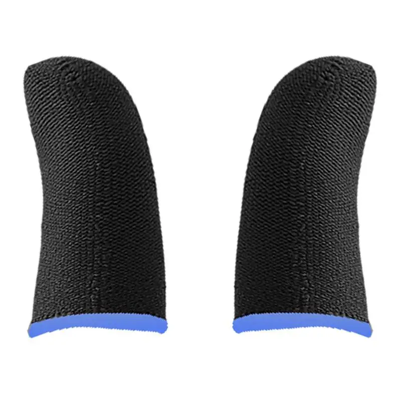 

Video Game Finger Sleeves Mobile Phone Game Thumb Finger Protector Nonslip Anti-sweat Carbon Fiber Thumb Sleeves For Touch