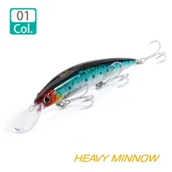 Enhanced Saltwater Long - Casting Sinking Minnow Fishing Lures - 16g(70mm) (Color01)
