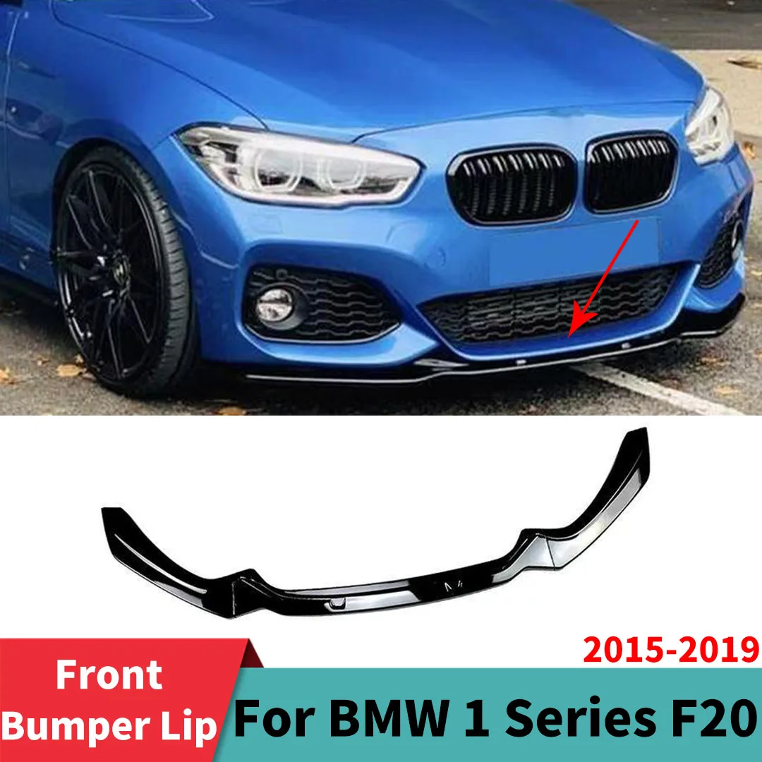 Front Bumper Lip Splitter Chin Air Dam Diffuser Tuning Accessories For BMW 1 Series F20 F21 M-Pack 118i 120i 2015- Styling