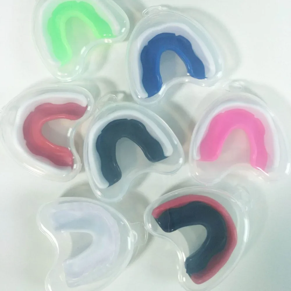 Description Picture 5 of item1PC EVA Adult Mouthguard Teeth Protector Mouthguard Suitable for Boxing Sparring Basketball Rugby Safety Sports Protectors