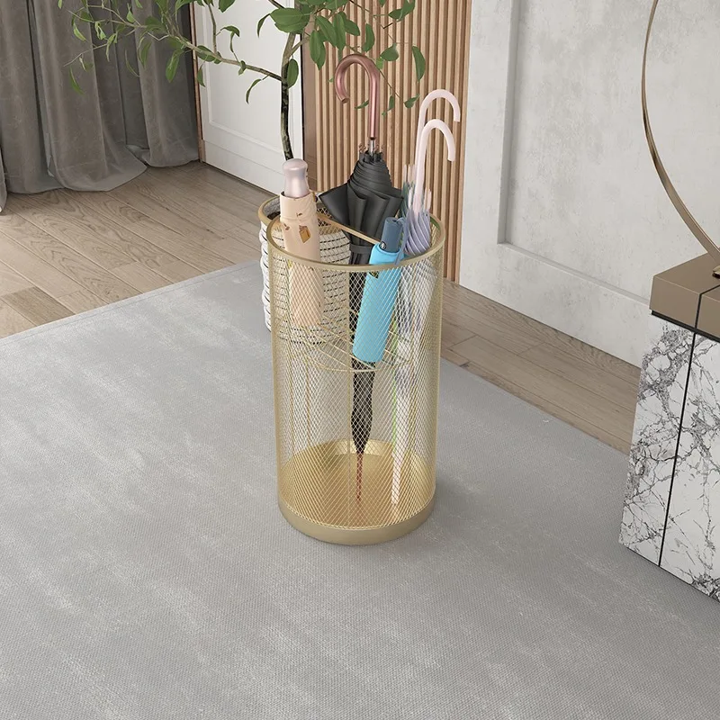 Umbrella Bucket Creative Drainage Hotel Household Entrance Umbrella Storage Rack Commercial Office Placement Umbrella Barrel