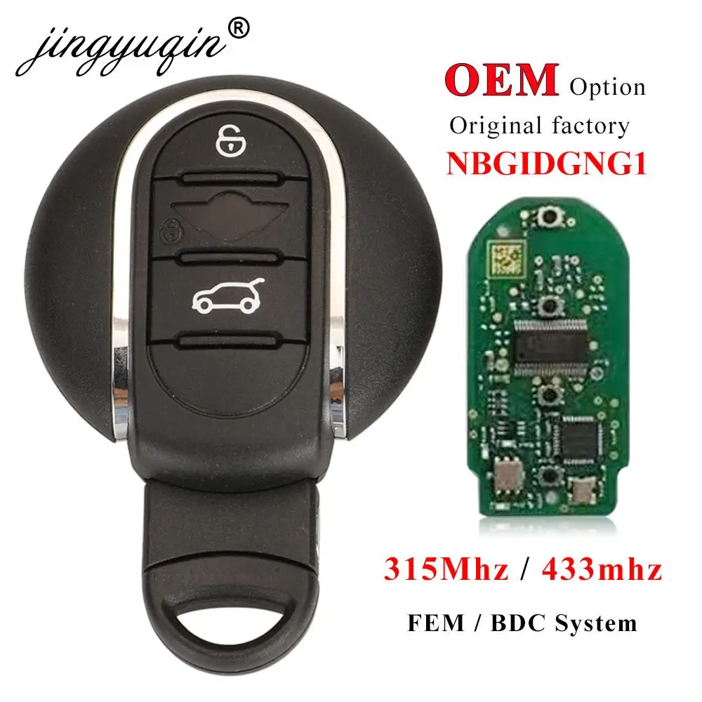 Keyforkess 3/4BTN Smart telecomando auto portachiavi 315MHz 434MHz ID49 per BMW Mini Cooper Countryman Clubman F-Series F55 F56 2015-2018 - Sf7f41a4ac1034310a477095a050d618fW