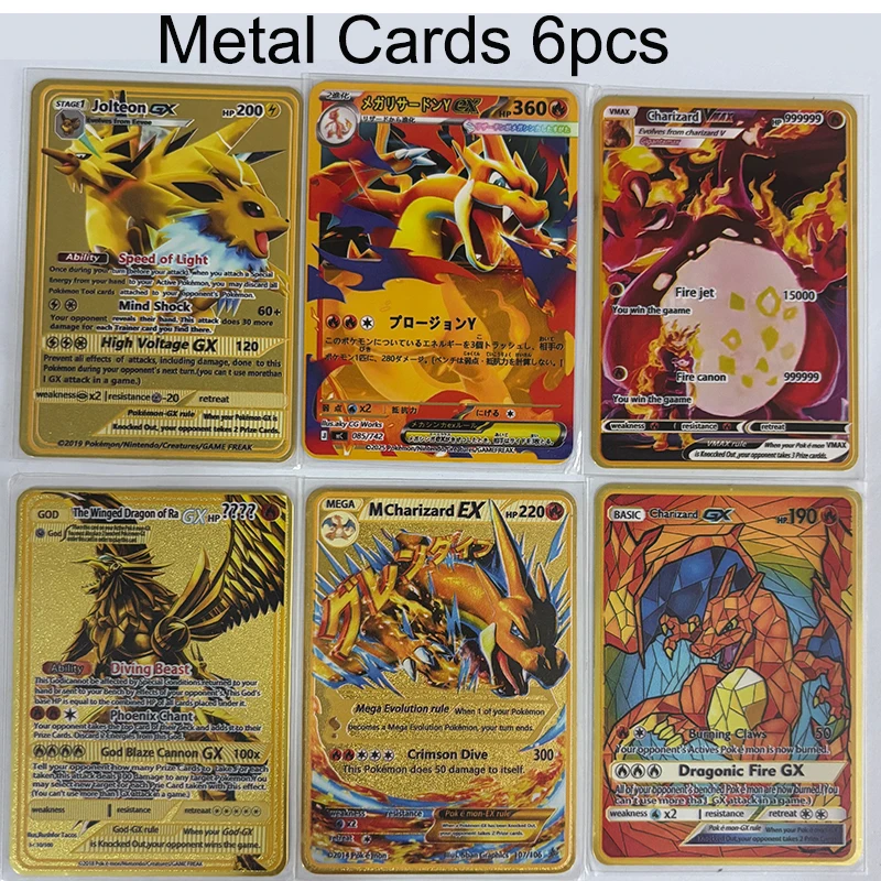 Limited Edition High-Powered Golden Charizard Collectible Card Set