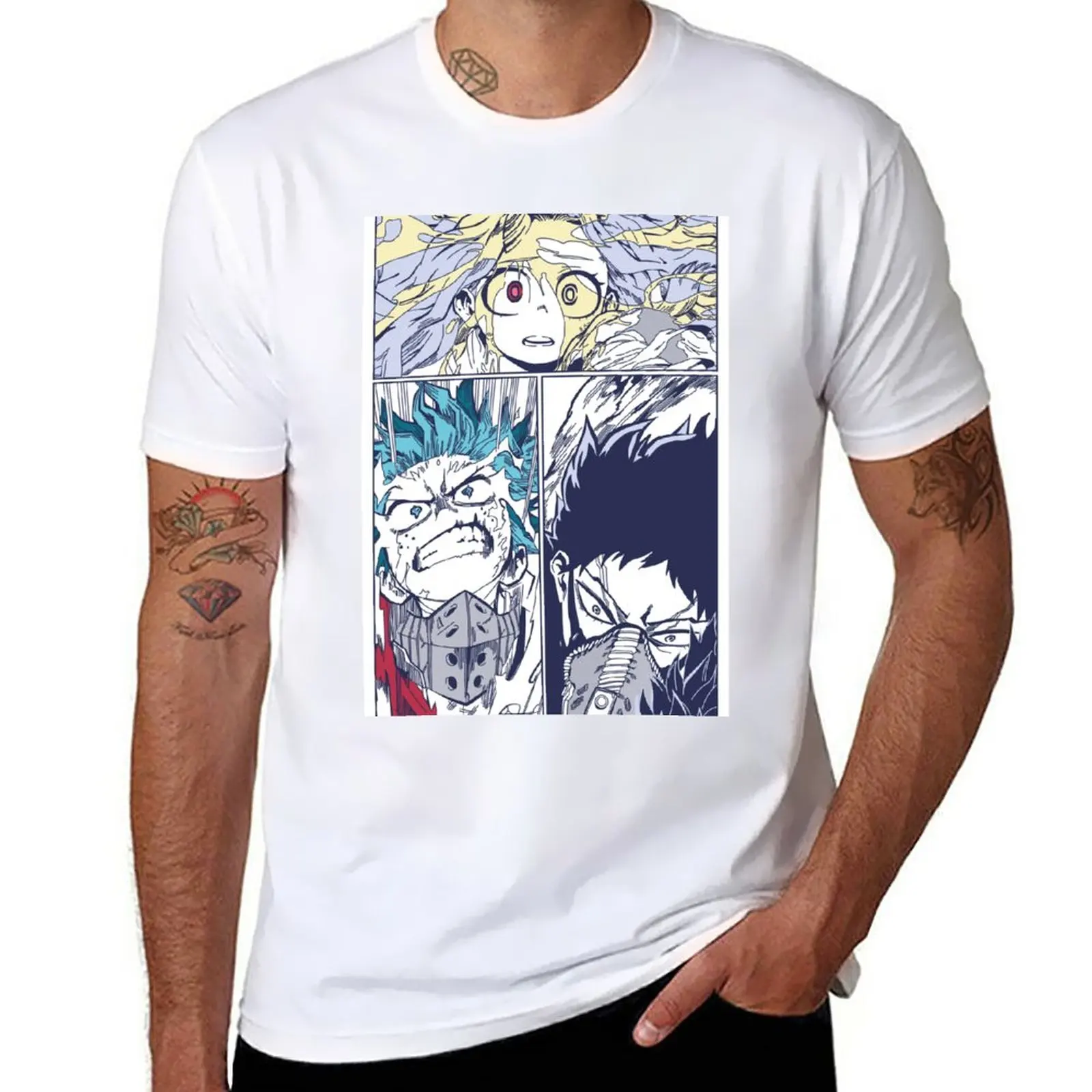 

New MHA Manga T-Shirt kawaii clothes plus size tops mens graphic t-shirts