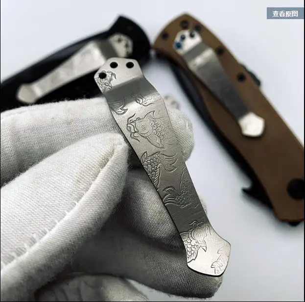 

Складной нож, 1 шт., EDC, титановая планка, зажим для Benchmade ZT, сделай сам