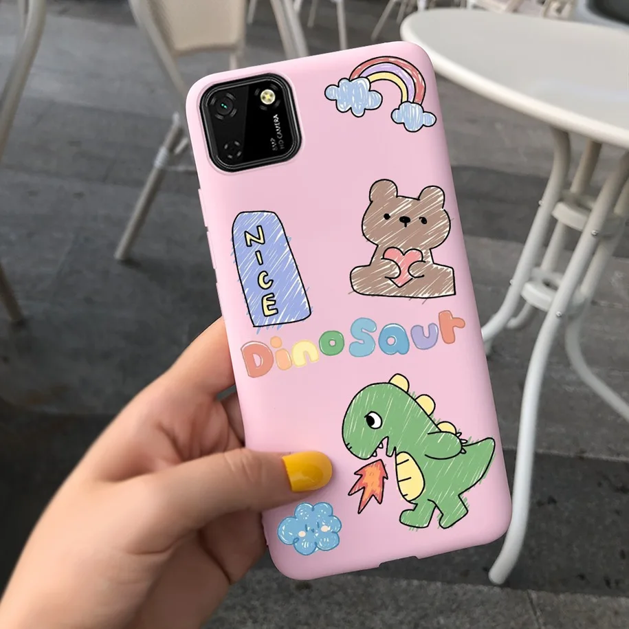 Moon Leopard Cartoon Soft Phone Case - Stylish Bumper Cover