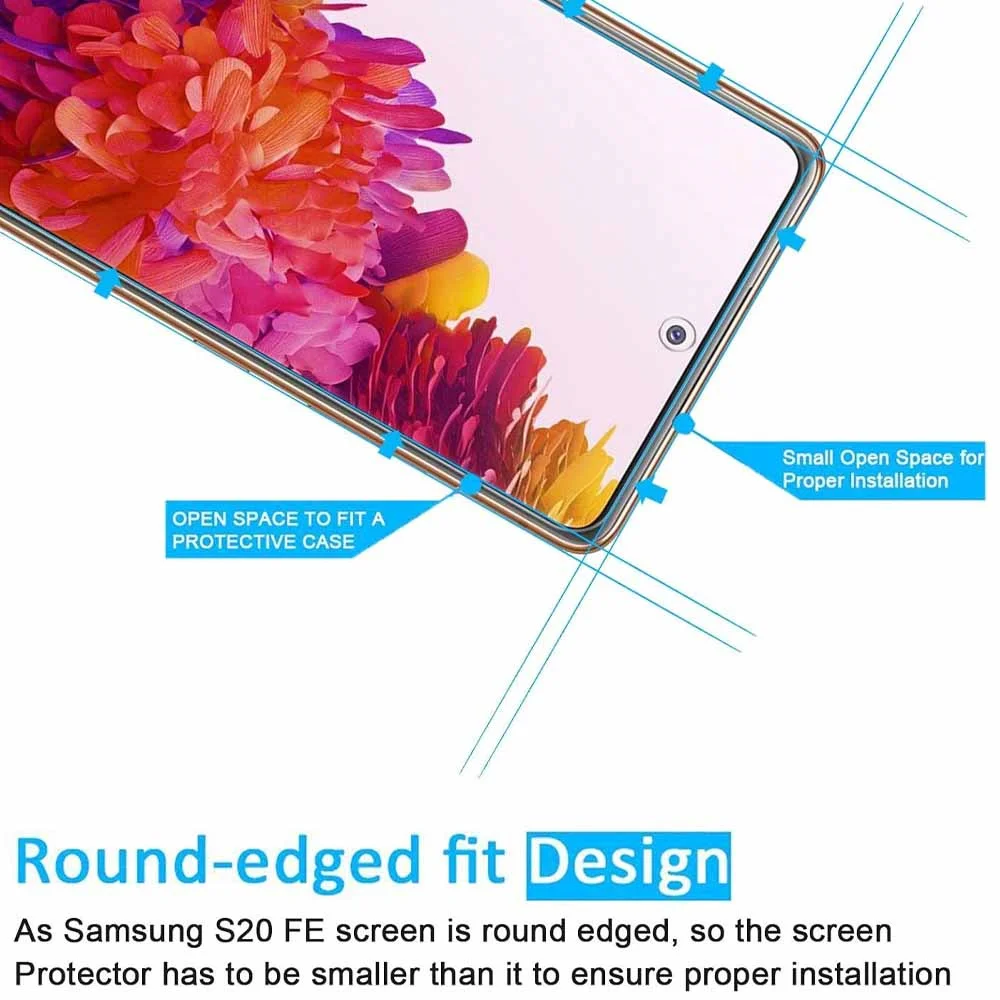 Premium Tempered Glass Screen Protector for 6.5'' Devices - 2 Pack