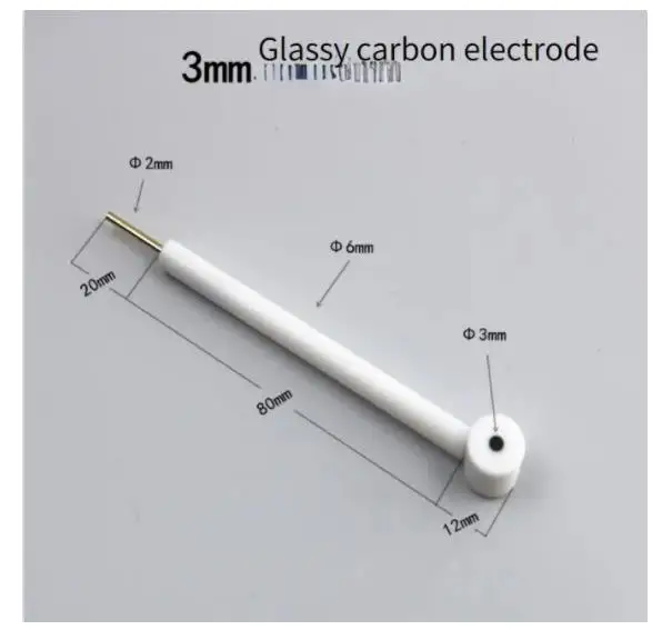 

Promotion L-shaped Glassy Carbon Electrode 3mm/4mm/5mm Imported Glassy Carbon Electrode Electrochemical Working Electrode