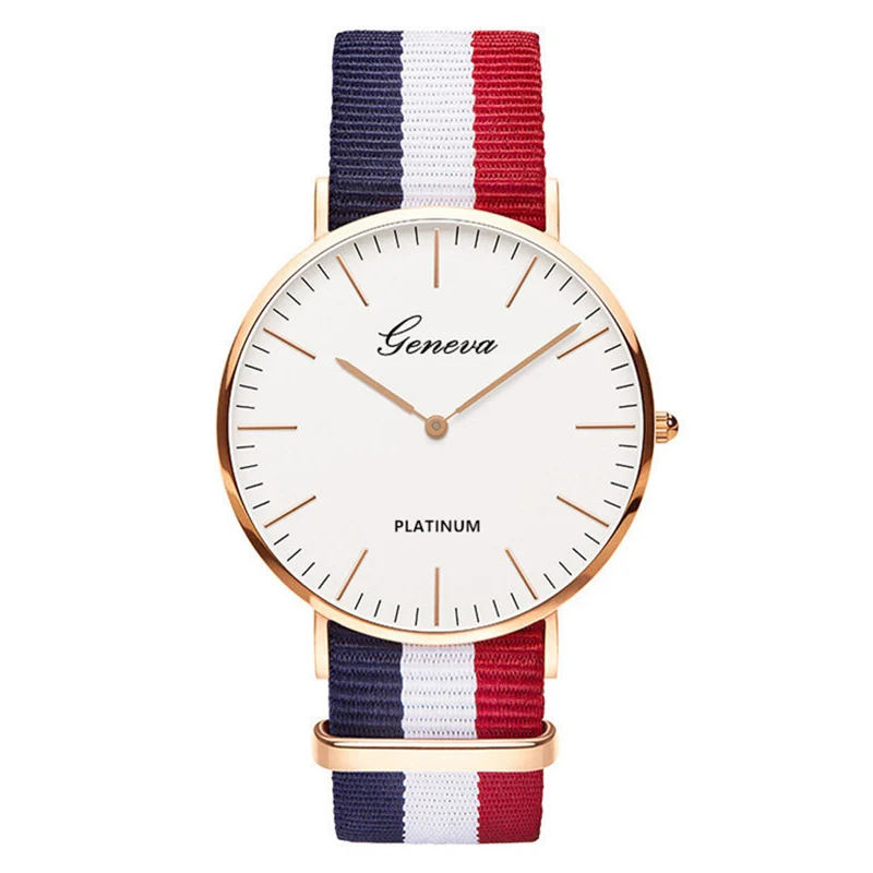 Ginevra Orologi Da Donna Moda Orologi Ultra Sottili Da Donna Cinturino In Nylon Orologi Da Polso Al Quarzo Orologi Sportivi Da Donna Reloj Mujer