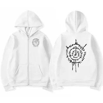 2025 موضة الاتجاه عالية الجودة شخصية مطبوعة زيبر هوديي عادية فضفاضة مريحة للجنسين الرياضة البلوز