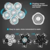 hiena Electric Shaver Head Replace Shaver Head MJTXD01SKS Cutter Head Accessories Electric Shaver Replacement 5 Heads 9D Floatin 3