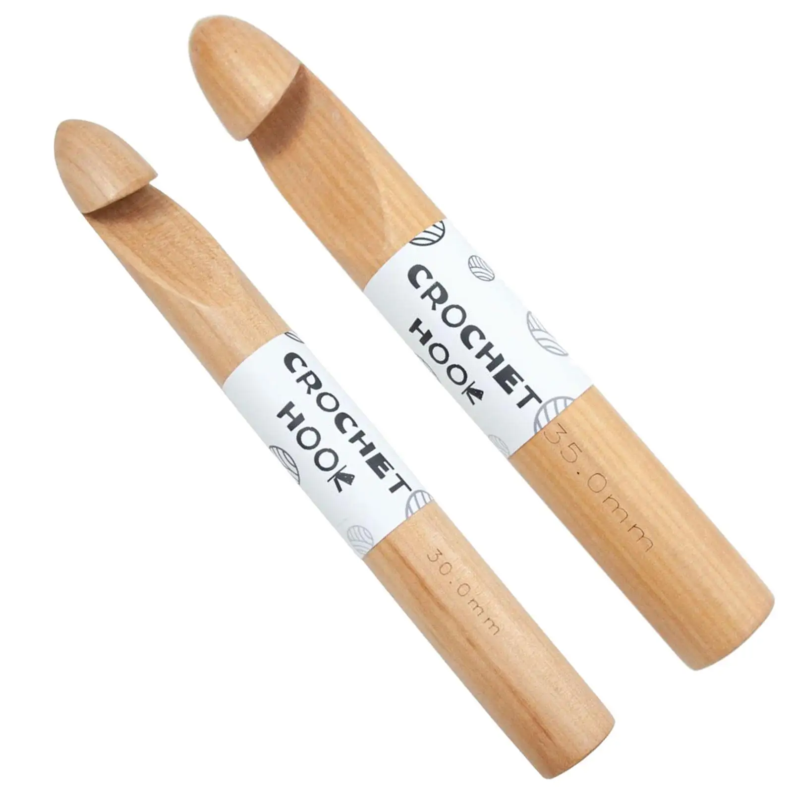 

Wooden Crochet Hook DIY Adults Handmade Crafts Crochet Pins Inline Crochet Hook Knitting Hook for Gloves Scarf Blanket Sweaters