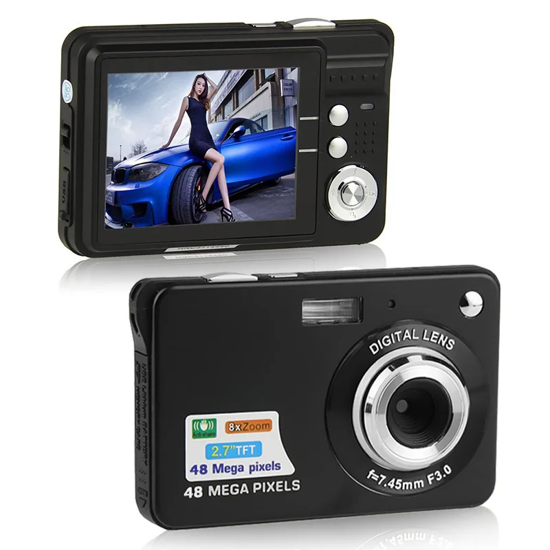 48MP LCD Screen HD Digital Child Camera Video Camera Outdoor Anti-Shake Instant Photo Rechargeable Photography Camcorder digital camera