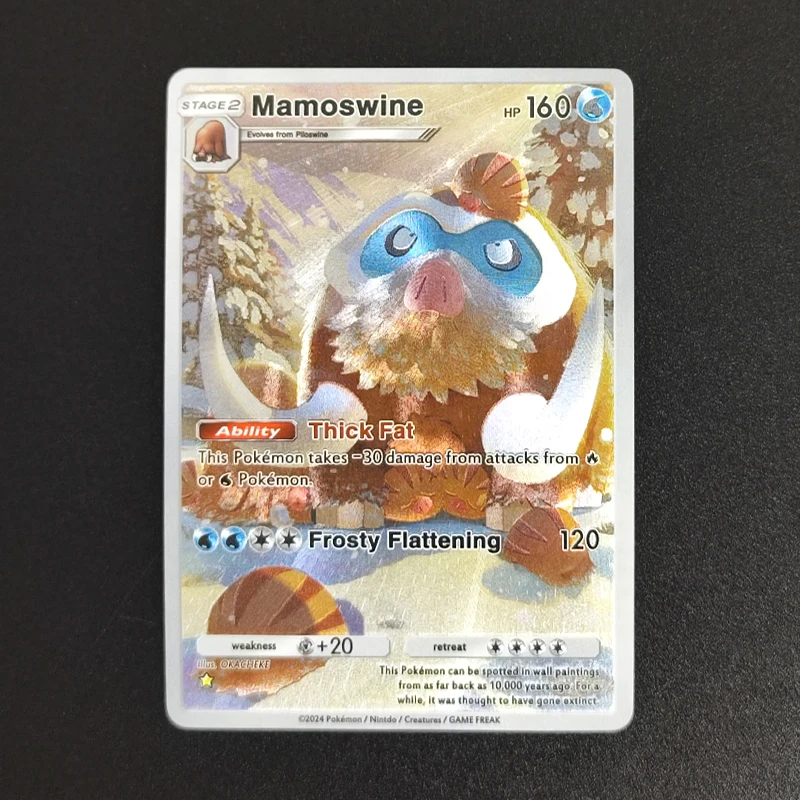 9PCS DIY PTCG 포켓 영어 Lucario Piplup Pachirisu Mismagius Mamoswine Rhyperior Regigigas 취미 컬렉션 플래시 카드 장난감