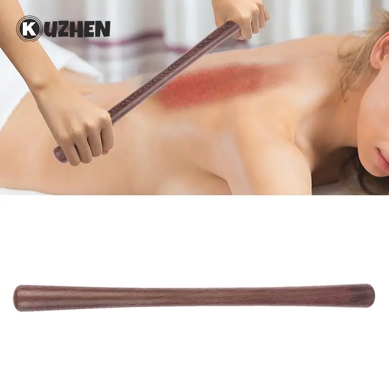 

Wooden Acupoint Tapping Massage Hammer Stick Body Meridian Stress Relief Natural Wood Massager For Back Waist Muscle Relaxation
