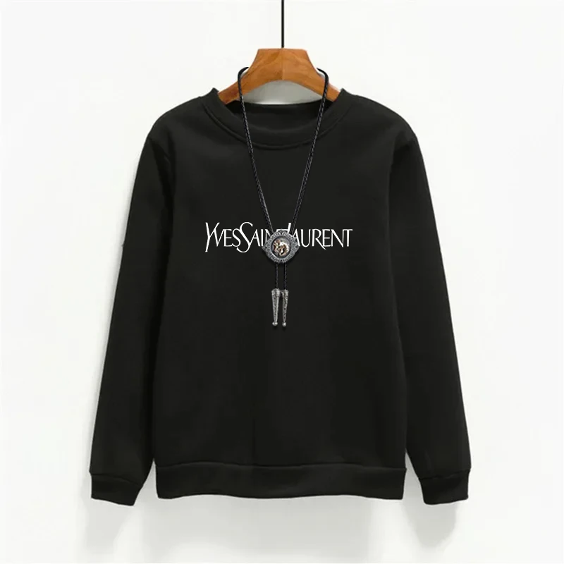 

Women Luxury Sweatshirt Crew Neck Pullover Thickened Hoody Winter Loose Fit Fleece Hoodie Long Sleeve Female Warm Clothing
