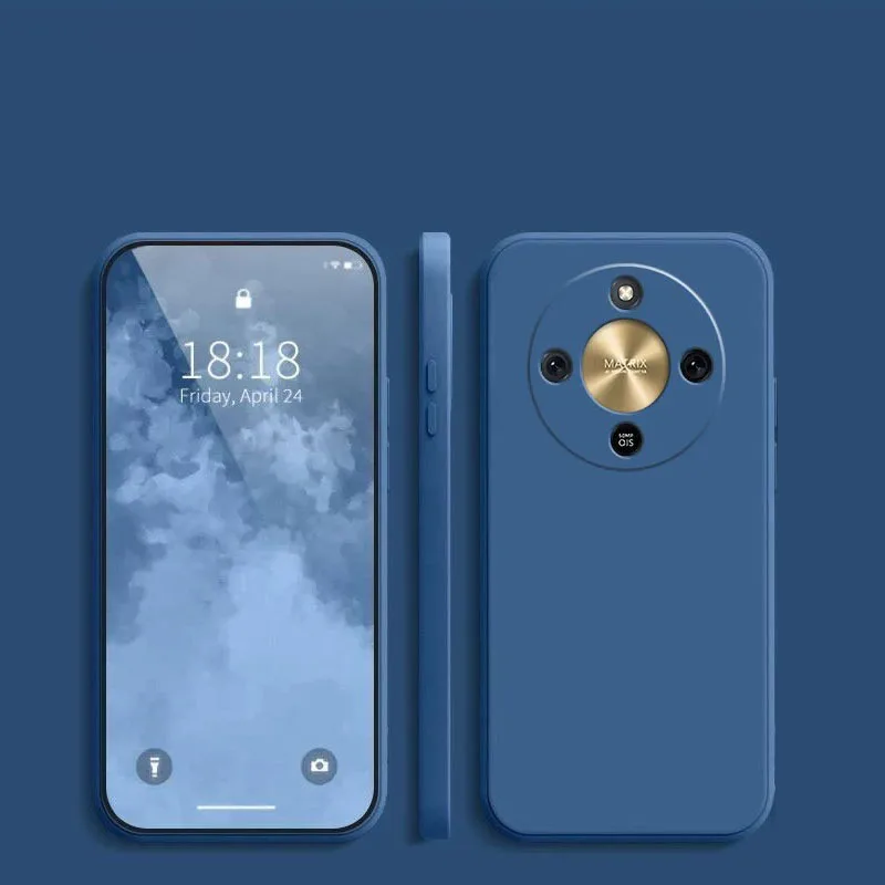 Für Honor Magic 8 Lite Flüssigkeit Silikon Fall Honor Magic 8 Lite Abdeckung Funda Coque Weiche TPU Telefon Stoßstange Honor Magic 8 Lite – Detail 9