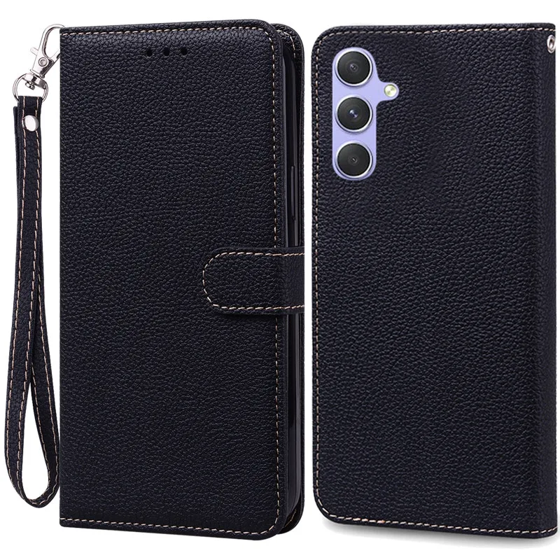 Leather Wallet Flip Case for Samsung Galaxy - Stylish Protective Phone Cover