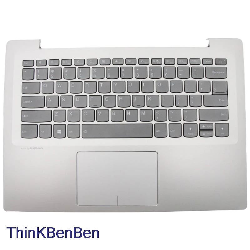 

Американская английская минеральная серая клавиатура, верхний корпус, подставка для рук, корпус для Lenovo Ideapad 520S 14 14IKB 5CB0N78559