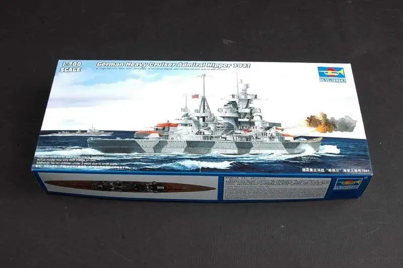 

Немецкий адмирал хиппер 1/700 Trumpeter 05776 1941