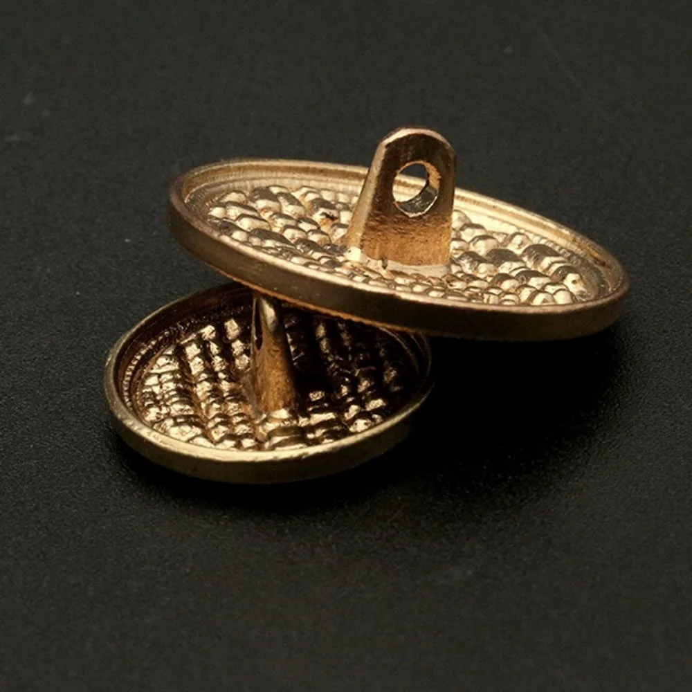 Circular Vintage Metal Buttons for Clothing Decoration Hand Sewn Buttons Jackets Suits Sweaters Shirt 10 Pcs 15/20/25mm