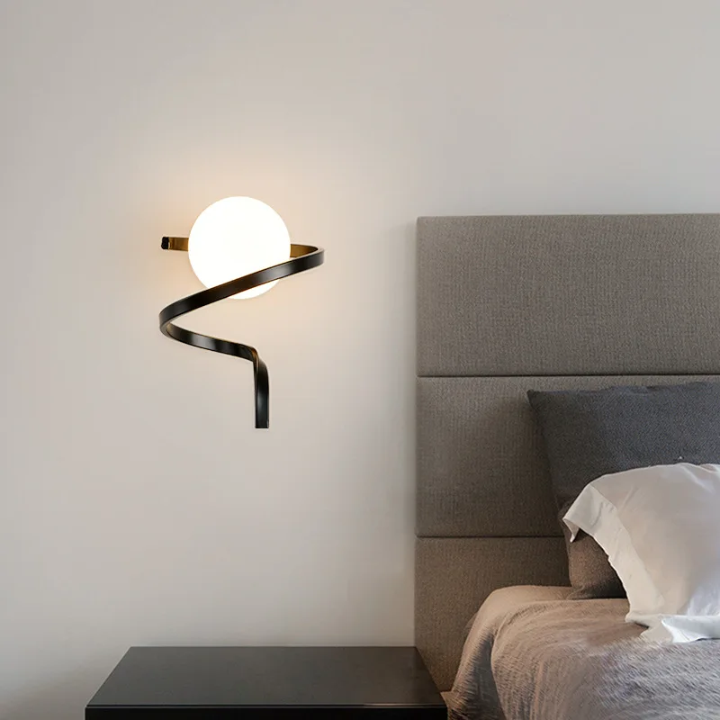 

Bedside Decorative Wall Lamp Simple Modern Minimalist Bedroom Lighting Living Room Background 2022 New Creative Wall Light