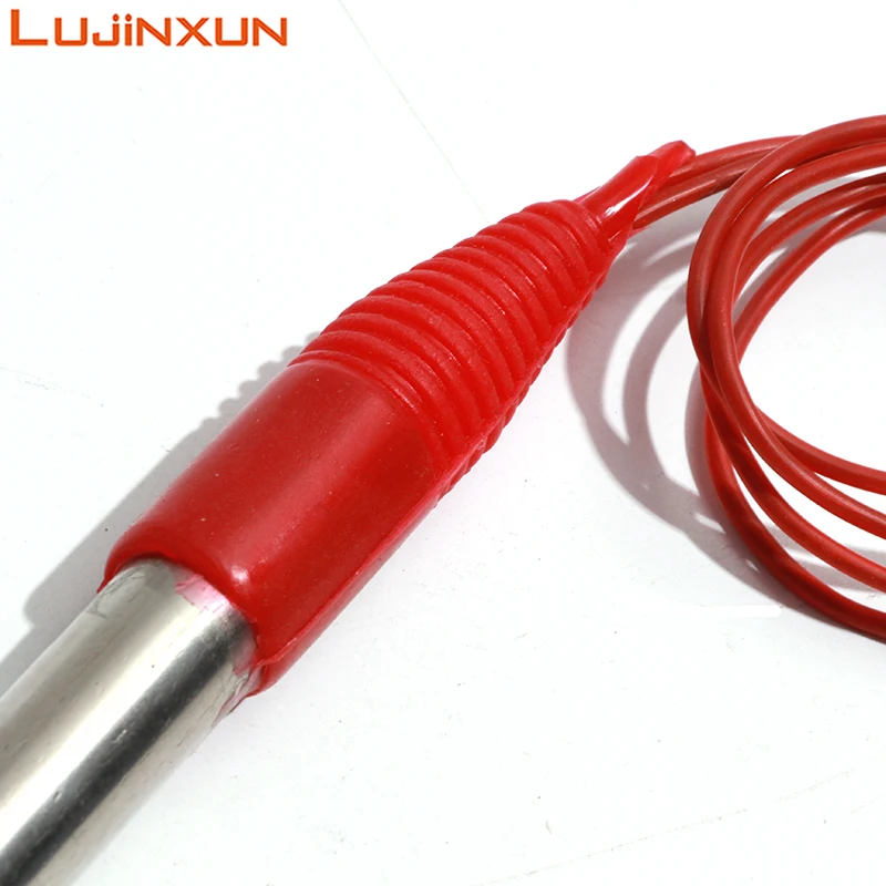 12V/24V Electric Water Heater Pipe Fully Sealed Waterproof 50-200W 10x80mm 304SUS for Fish Tank water heating rod electric water heater device