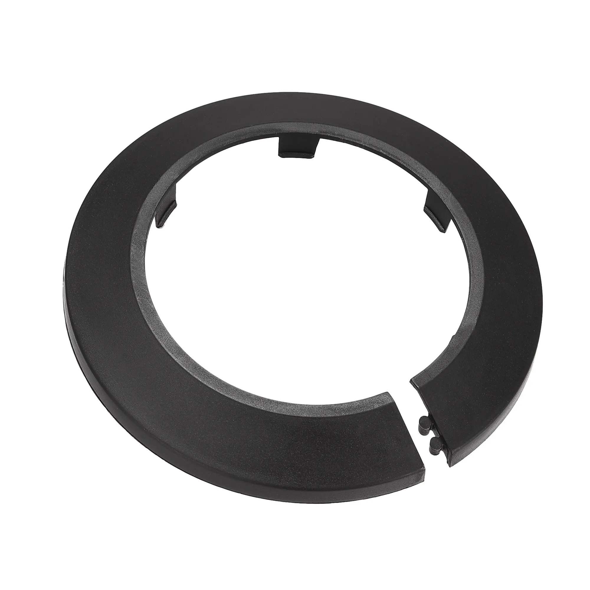 Uxcell 10 Peças 75 mm Tubo Capa Decoração pp Plástico Radiador Escudo Tubo de Água Dreno Linha Capa Preta