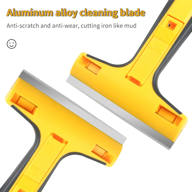 100mm Cleaning Shovel Cutter Portable Cleaning Knife Glass Floor Tiles Scraper Blade Seam Removal Household Kitchen Hand Tool 5