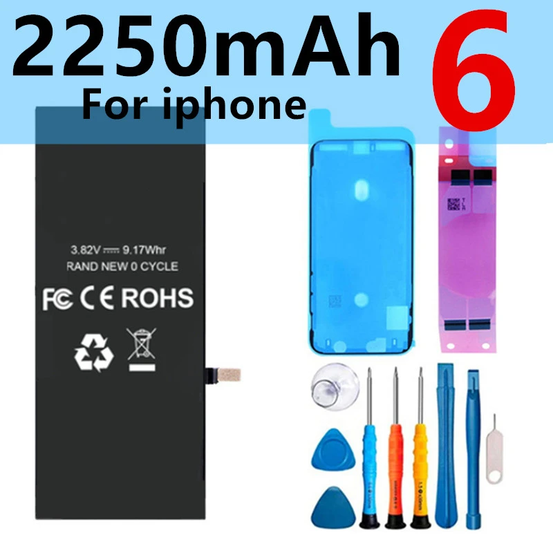 2023 original 0 Cycle Phone Battery For iPhone X XR XS MAX 7G 8P 7PLUS 11  12 13 Bateria - AliExpress