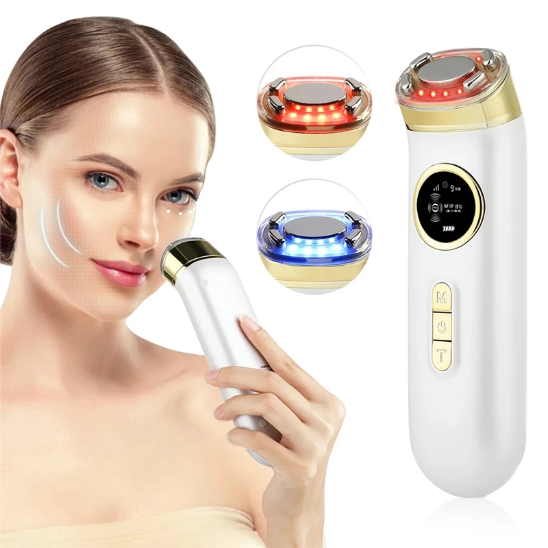 

RF Skin Tightening Machine Face Lifting Device For Wrinkle Anti Aging EMS Skin Rejuvenation Radio Frequency Facial Massager