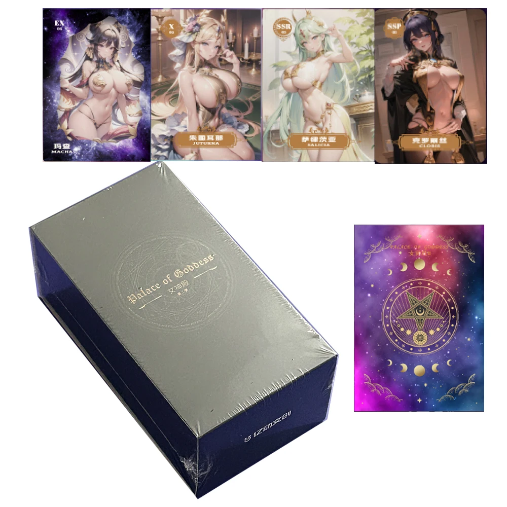 

New Goddess Story Palace of Goddess Sexy Collection Cards Dark And solemn Box Gift Game Hobby Cards Table Toys For Family Gifts