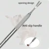 1pc-Stainless steel tick fork removal tool - effective pet flea and tick removal tweezers for dog care and cleaning 4
