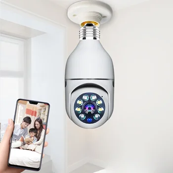 Bulb E27 Smart Surveillance 1080P HD Camera Night Vision Indoor Security Monitor 2.4G Wireless Wifi Mini Smart IP Camera 1