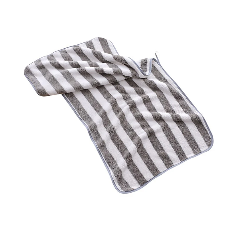 

Coral Fleece Wide Strip Towel Super Absorbent Quick Drying Towel Thickened Hairless Shedding Wrapped Edge Thick Strip Towel