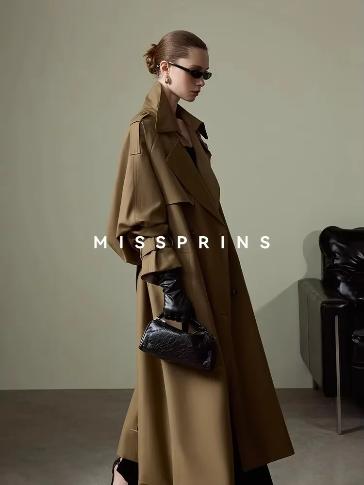 Lautaro Women’s Khaki Trench Coat 2