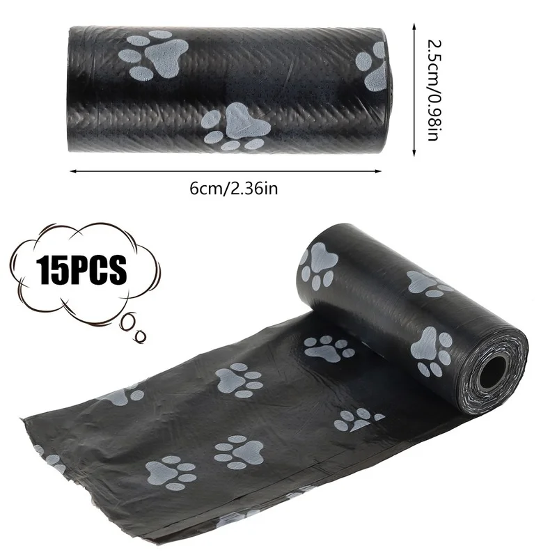 30Roll Dog Poop Bags Biodegradable Eco Pet Waste Bag with Breakpoint Dispenser Pet Dogs Poop Clean Pick Up Tool for Outdoor