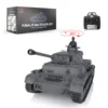 HENG LONG 1/16 Gray 7.0 Customized Panzer IV F2 RTR RC FPV Tank 3859 Metal Wheels W/ Camera Steel Gearbox Bearing Toys TH17418 2