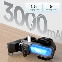 3-axis Stabilizer Gimbal with AI Face Tracking  Fill Light Wireless Bluetooth Microphone Magnetic Remote Control for YouTube - Image 2