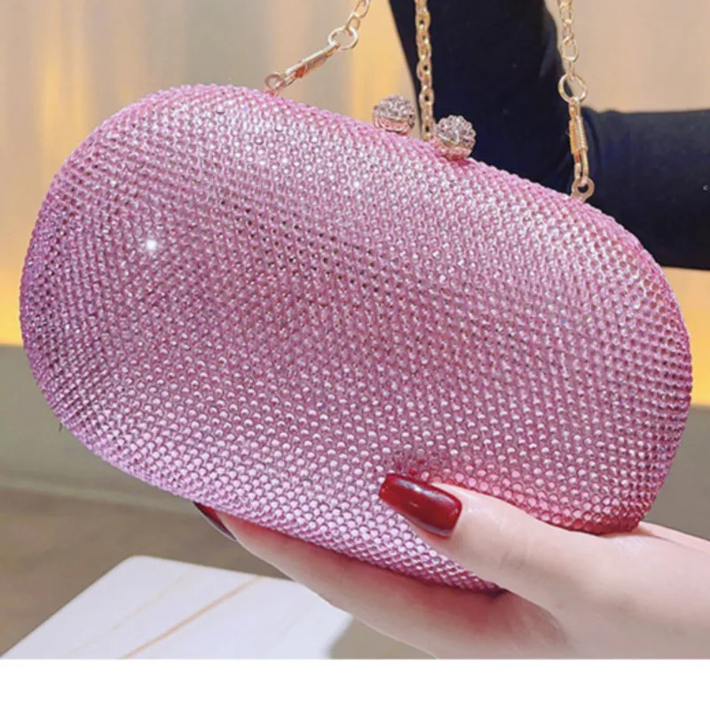 Sparkling Shoulder Messenger Crystal Bags Crossbody Handbags For Women Female Casual High-Quality Versatile Luxury Fashion New