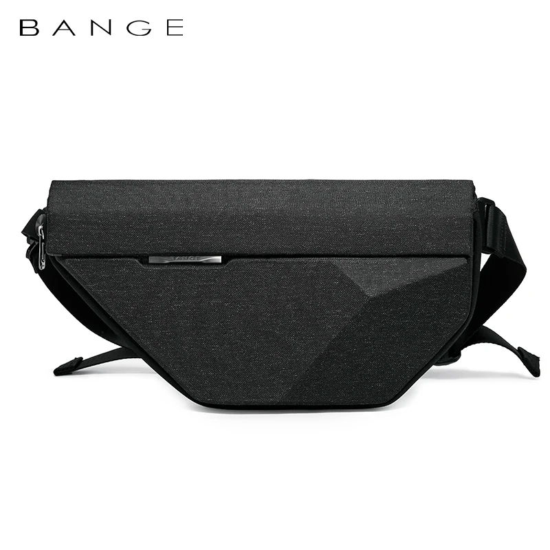 

2022 BANGE Fashion New Waterproof Commercial Large Expansion Anti-Extrusion Trendy Irregular Shape Custom Crossbody Men HandBag