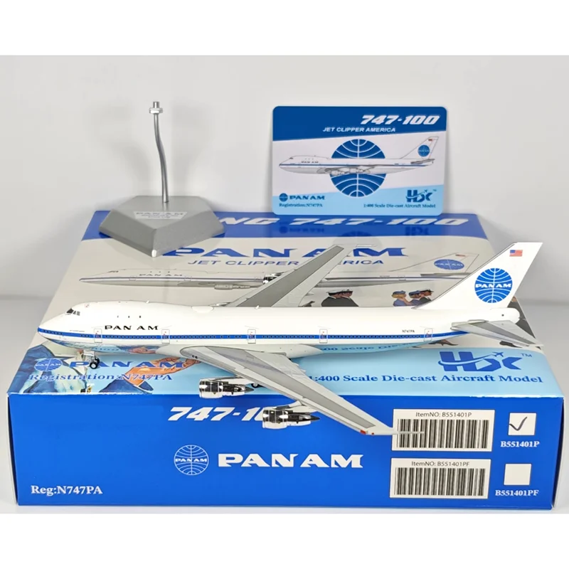 HX ダイキャスト 1/400 スケールパン Am B747-100 N735PA N732PA