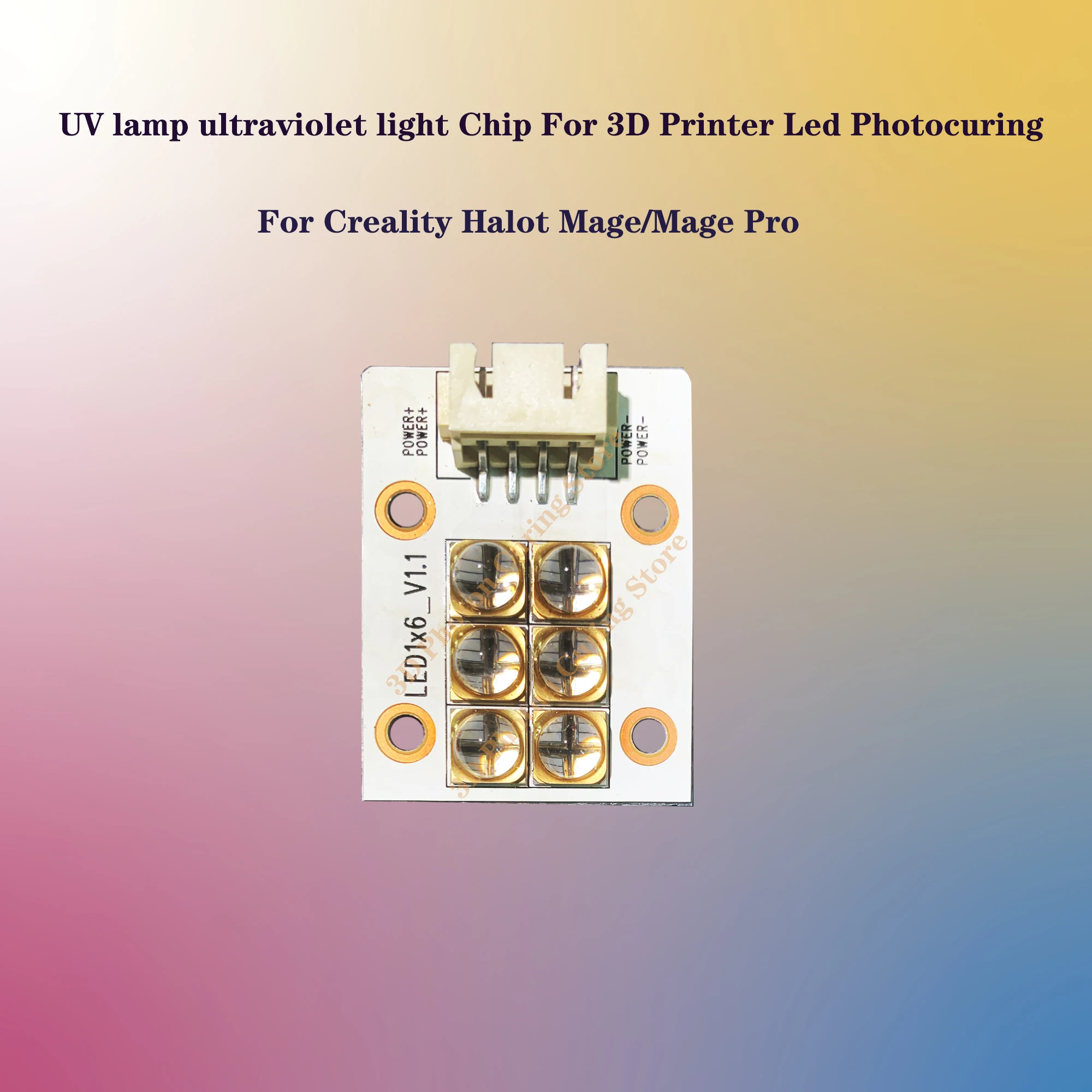 UV lamp ultraviolet light Chip For 3D Printer Led Photocuring For Creality Halot Mage/Mage Pro  8K led