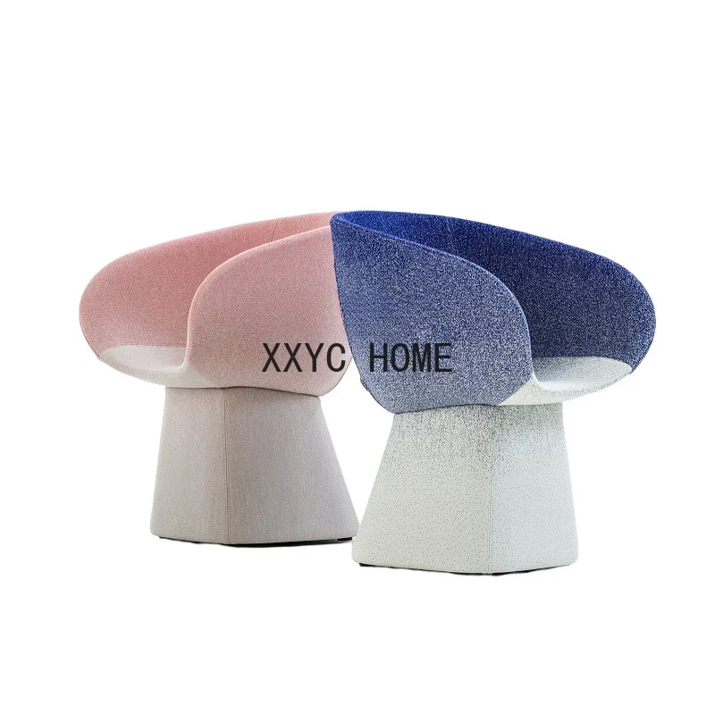 

Nordic Simple Creative Color Gradient Gem Leisure Chair Hotel Villa Single Sofa