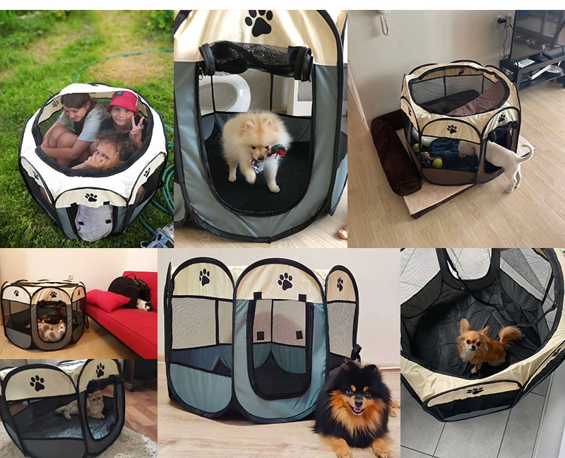 DogMEGA Portable Foldable Pet Playpen 3 Sizes